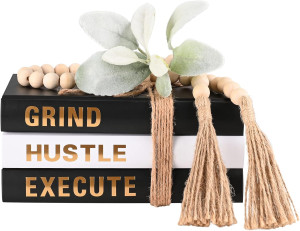 Decorative Books for Home Decor, Farmhouse Stack B...