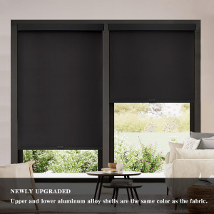 AOSKY 100% Blackout Roller Shades Cordless Blinds...