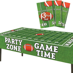 AnapoliZ Football Tablecloth Plastic | 3 Pcs Party...