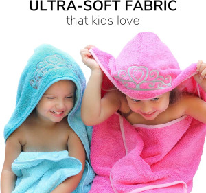 Princess Baby Bath Towel [Pink] Hooded Toddler Tow...