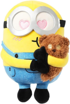 MINISO 8" Minions Stuffed Animals Plush Toys, Cute...