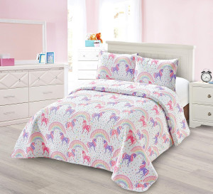 Kids Zone Collection Bedspread Coverlet Kids/Teens...