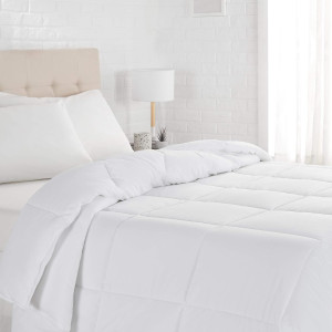 Amazon Basics White Down Alternative Comforter and...