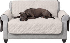 Furhaven Water-Resistant & Reversible Loveseat Cov...