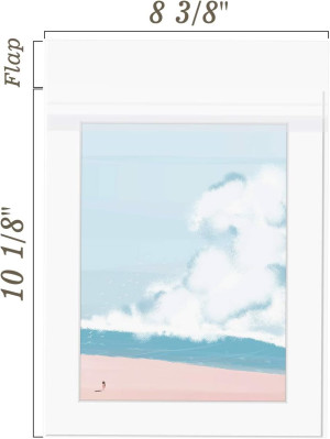 Golden State Art, Pack of 100, Acid-Free 8 3/8x 10...