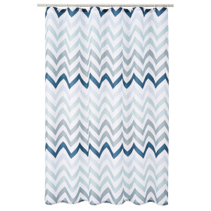 Amazon Basics Water Resistent Fabric Shower Curtai...