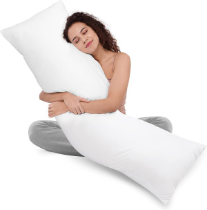 Utopia Bedding Full Body Pillow for Adults (White,...