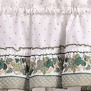 CHF & You Cottage Ivy Country Curtain Tier And Swa...