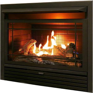 Duluth Forge Dual Fuel Ventless Insert-26,000 BTU,...