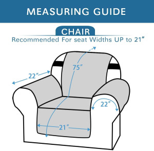 H.VERSAILTEX Chair Slipcover Reversible Chair Cove...