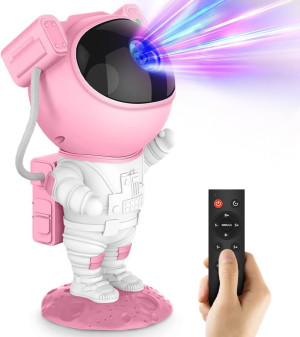 Astronaut Galaxy Projector Night Light with Timer...
