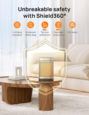 Dreo Space Heater Indoor, 1500W Portable Heaters f...