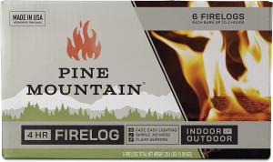 Pine Mountain Traditional 4-Hour Firelog, 6 Logs L...