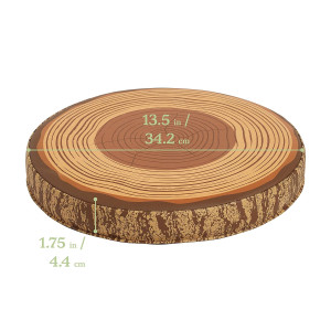 ECR4Kids SoftZone Tree Floor Cushions, Flexible Se...