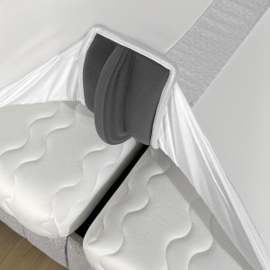 3-in-1 Fitted Sheet Attached Bed Bridge Twin (XL)...
