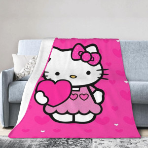 Anime Cartoon Blanket Lightweight Flannel Throw Bl...