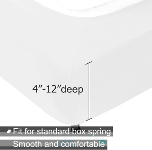 Box Spring Cover King/Cal King Size - Jersey Knit...