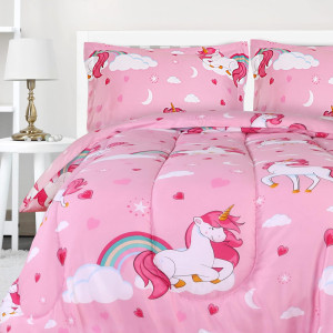 Utopia Bedding All Season Unicorn Comforter Set wi...