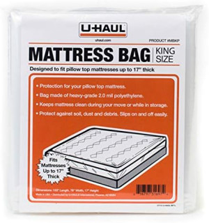 U-Haul King Pillow Top Mattress Bag (Fits Mattress...