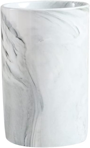Marble pattern ceramic cup creative tooth cylinder...