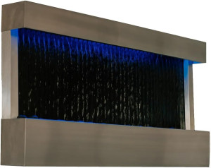 XBrand 47" Indoor Wall-Mounted Mirror Waterfall Fo...