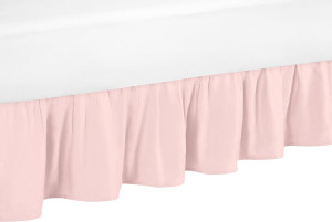 Sweet Jojo Designs Blush Pink Twin Bed Skirt for G...