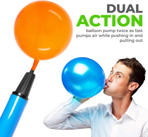 Portable Air Pump for Inflatables - Mini Hand Pump...