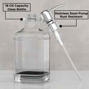 GLADPURE Soap Dispenser - 2 Pack, 18 Oz Antique De...