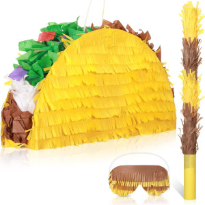 Sratte Taco Piñata Set Mexican Birthday Party Deco...