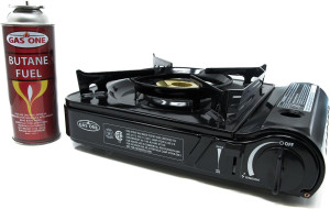 GAS ONE GS-3800DF Dual Spiral Flame 11,000 BTU Por...