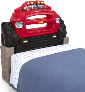Simplay3 Monster Truck Headboard, Twin Size Plasti...