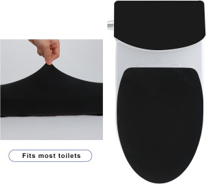 Sliverdew Toilet Lid Cover and Toilet Tank Lid Cov...