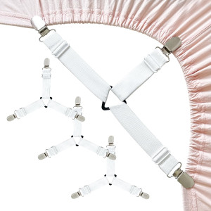 Bed Sheet Straps, Upgrade Fitted Bed Sheet Holders...