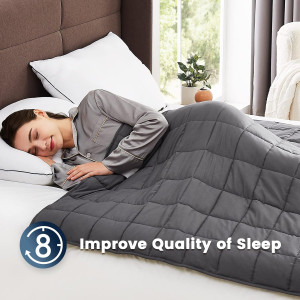 Weighted Blanket for Adults (15lbs, 48"x72", Full,...
