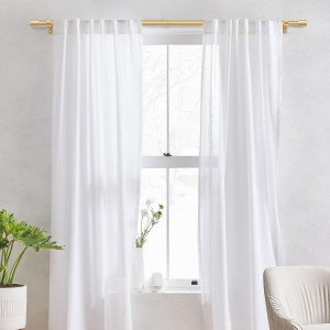 Heavy Duty Curtain Rods for Windows 66 to 120 Inch...