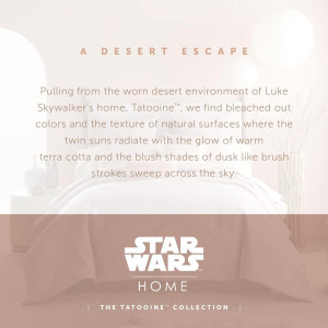 Sobel Westex: Star Wars Home Collection | Tatooine...
