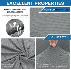 XINEAGE 2025 New 4 Pieces Couch Covers for 3 Cushi...