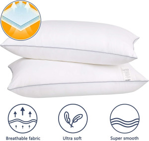 HIMOON Bed Pillows for Sleeping 2 Pack,Standard Si...