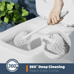 Toilet Brush, 3 Pack Toilet Brushes for Bathroom w...