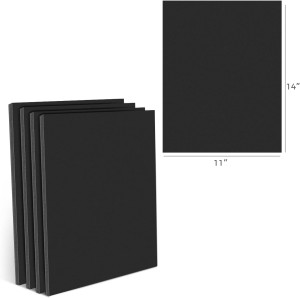 Golden State Art, Pack of 10, 3/16" Thick, 11x14 B...