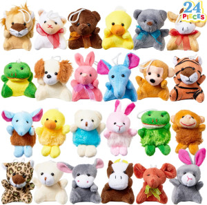 JOYIN 24 Pack Mini Animal Plush Toy Assortment (24...