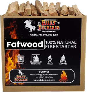 10 lbs. Fatwood Fire Starter Sticks, Perfect Fire...