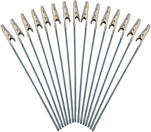Set of 50 Metal Wire Alligator Clamp Long-Tailed A...