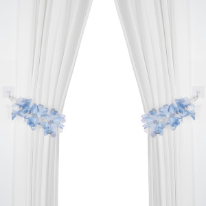 SUQ I OME 1 Pair of Artificial Flower Curtain Tieb...