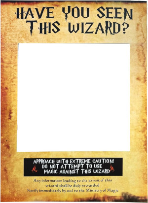 LaVenty Have You Seen This Wizard Photo Booth Prop...