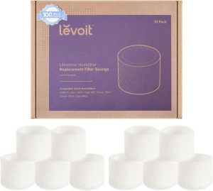LEVOIT 10-Pack Top Fill Humidifier Replacement Fil...