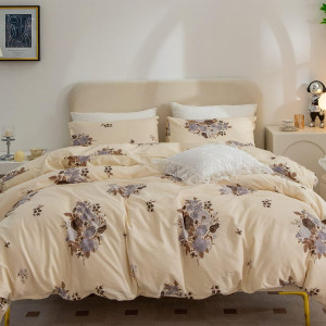 Flower Twin Duvet Cover, 100% Cotton Chic Floral B...