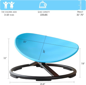 Kids Sensory Spinning Chair, Sit and Spin Toy, Aut...