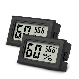 Mini Hygrometer Thermometer 2PCS Mini Digital Humi...