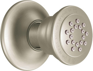 Moen Vertical Brushed Nickel Shower Body Spray Com...